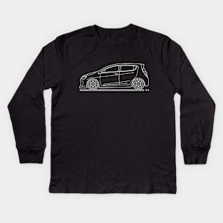 sonic car w Kids Long Sleeve T-Shirt